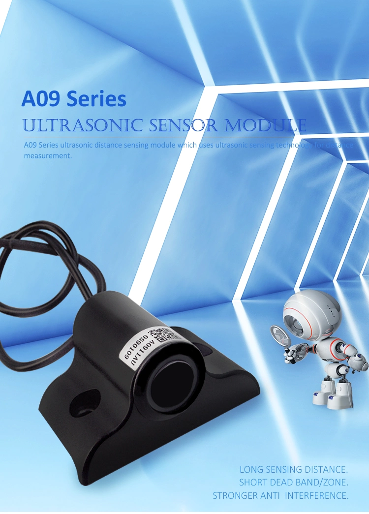 Ultrasonic Robort Sensor with Temperature Compensate Range of 20-350 Cm