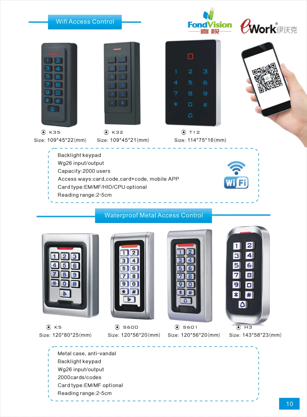 Factory Price Waterproof Car Parking Lot Middle Range Reader RFID Door Ddaccess Control System