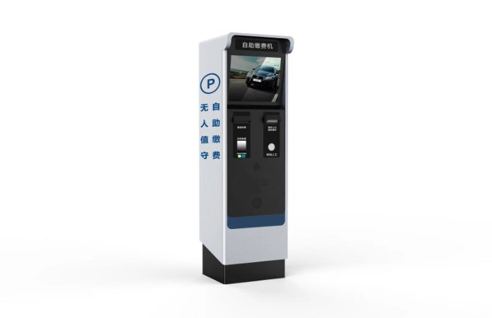 off-Street Smart Car Parking Access Control Barrier Gate System Equipment Pay on Foot Kiosk Pay on Exit Auto Pay Station